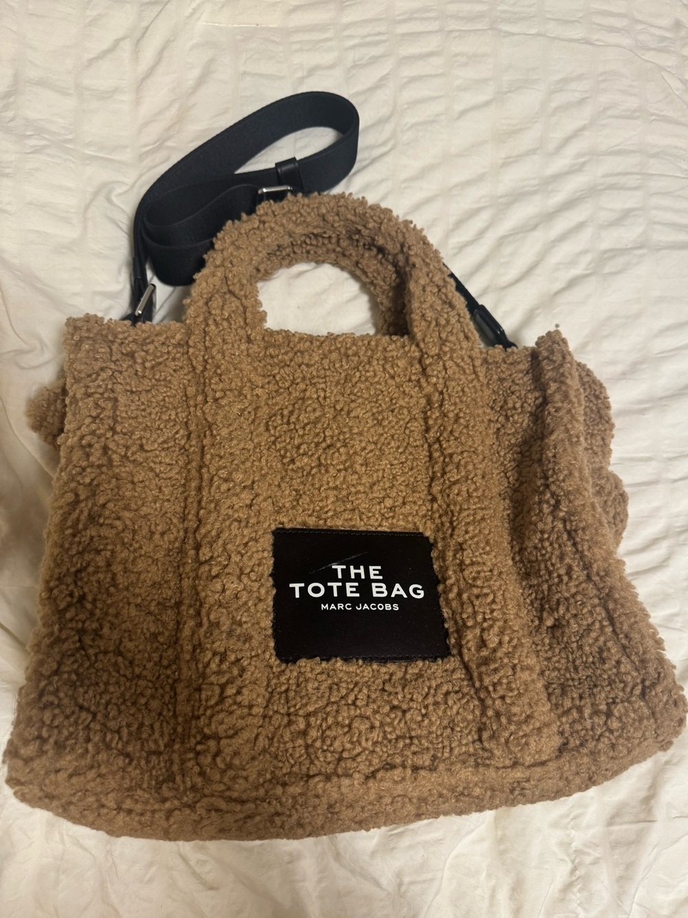 Marc Jacobs The Tote Bag Medium Camel Teddy